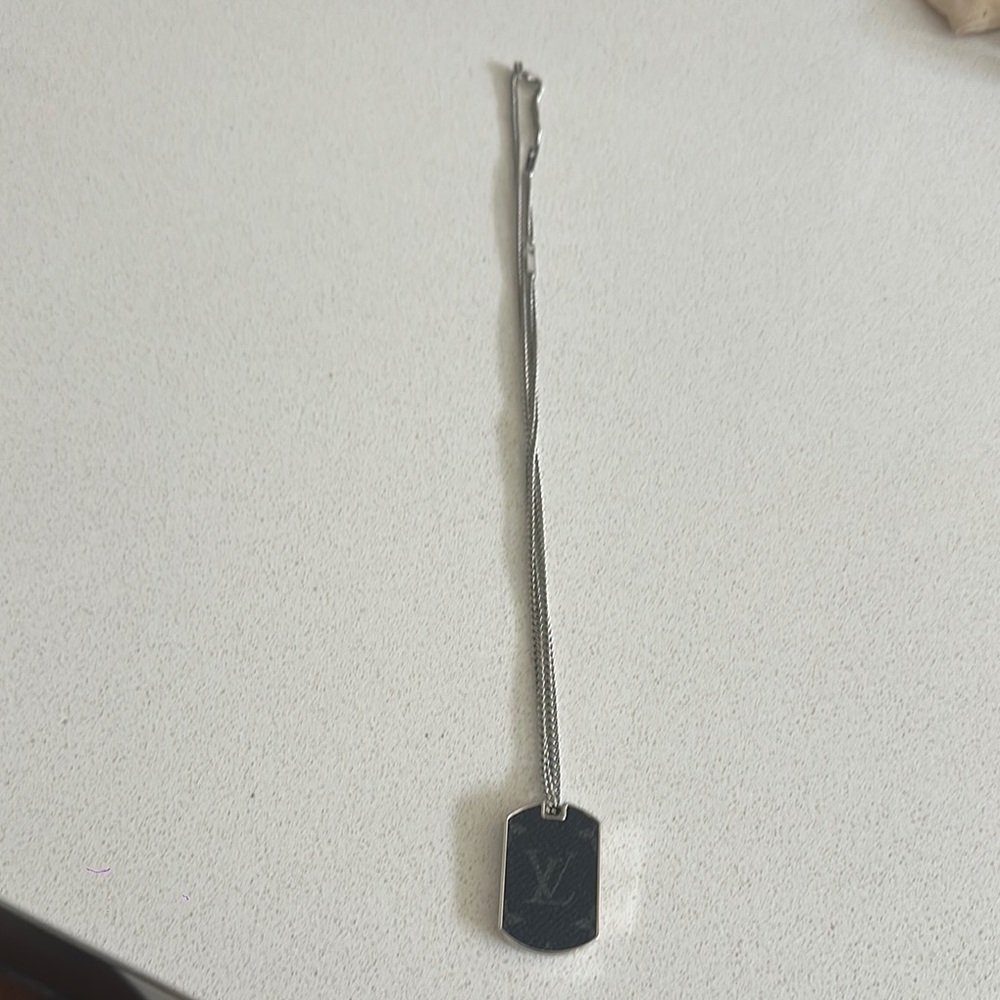 Louis Vuitton Silver Necklace